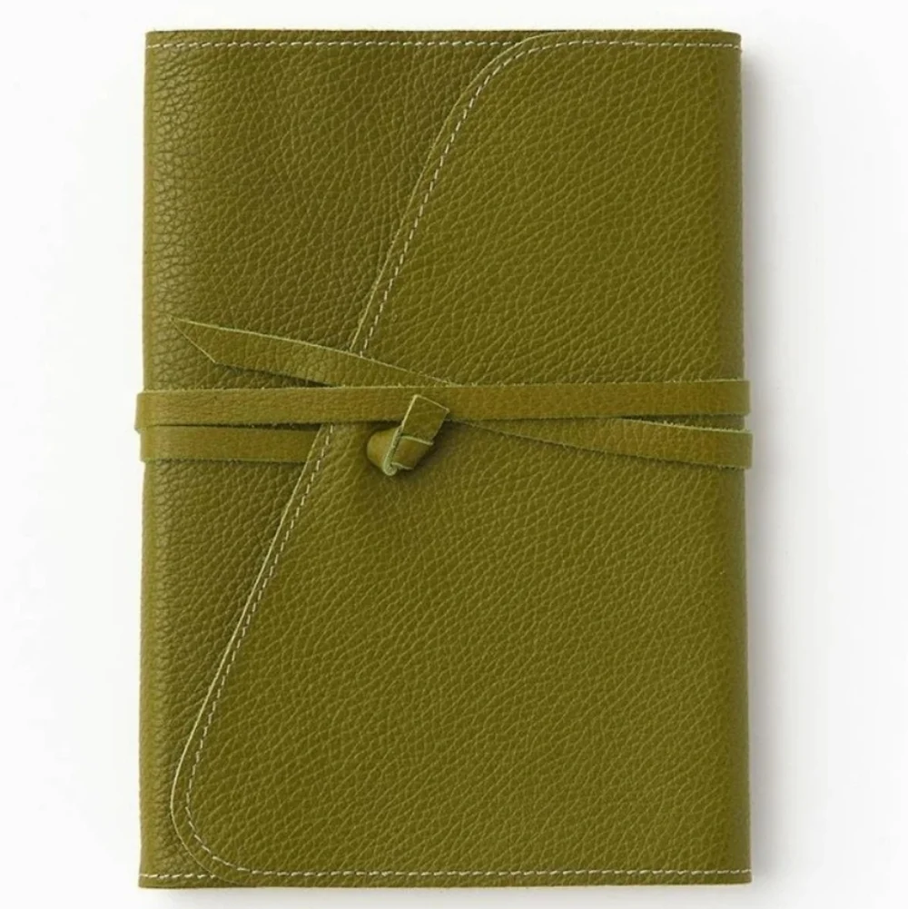 ❤️BUY 5 GET 3 FREE  Dark Green Genuine Leather Journal, Retail Price$44.99 USD